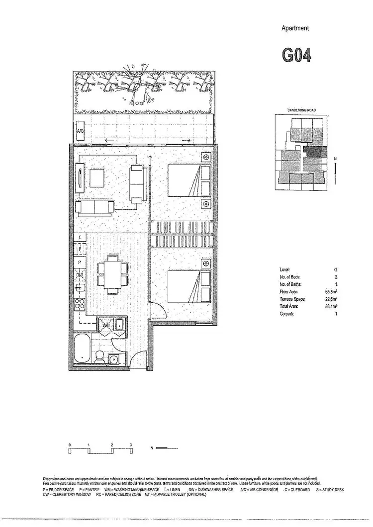 Floorplan of Homely apartment listing, G04/402 Dandenong Road, Caulfield North VIC 3161