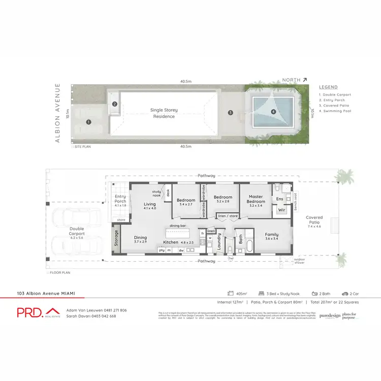 Floorplan of Homely house listing, 103 Albion Avenue, Miami QLD 4220