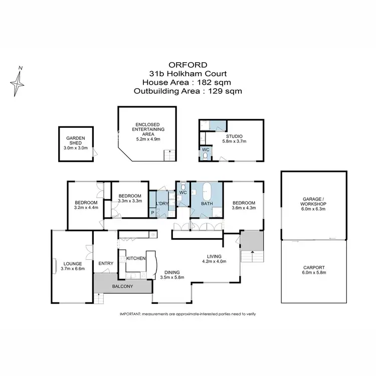 Floorplan of Homely house listing, 31B Holkham Court, Orford TAS 7190