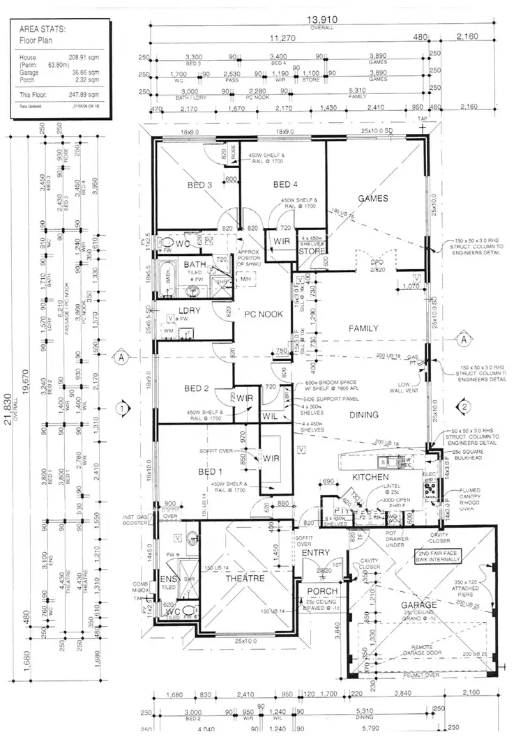 Floorplan of Homely house listing, 112 Hinchinbrook Avenue, Ridgewood WA 6030
