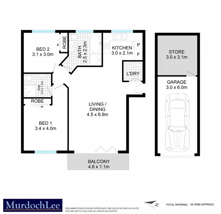 Floorplan of Homely apartment listing, 17/22-24 Parkside Lane, Westmead NSW 2145