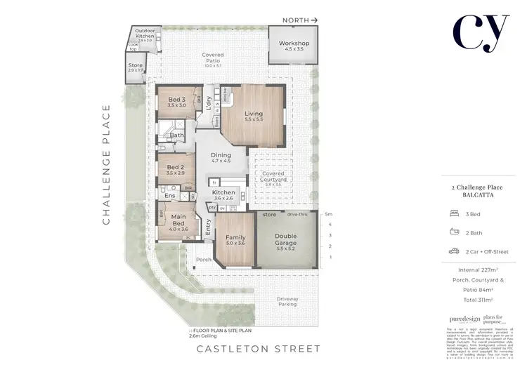 Floorplan of Homely house listing, 2 Challenge Place, Balcatta WA 6021