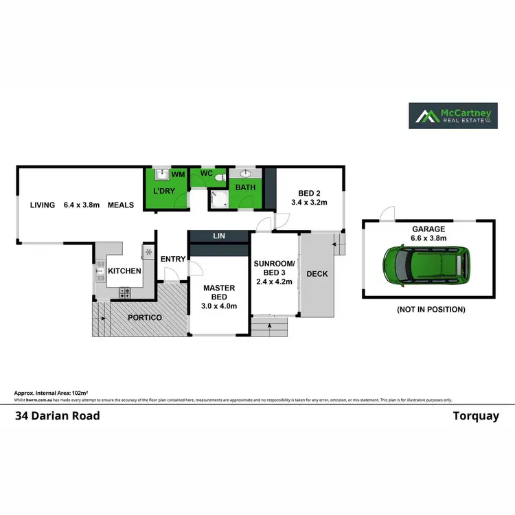 Floorplan of Homely house listing, 34 Darian Road, Torquay VIC 3228