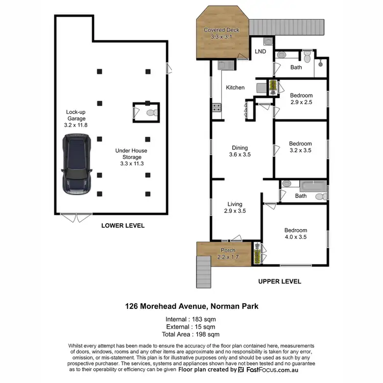 Floorplan of Homely house listing, 126 Morehead Avenue, Norman Park QLD 4170