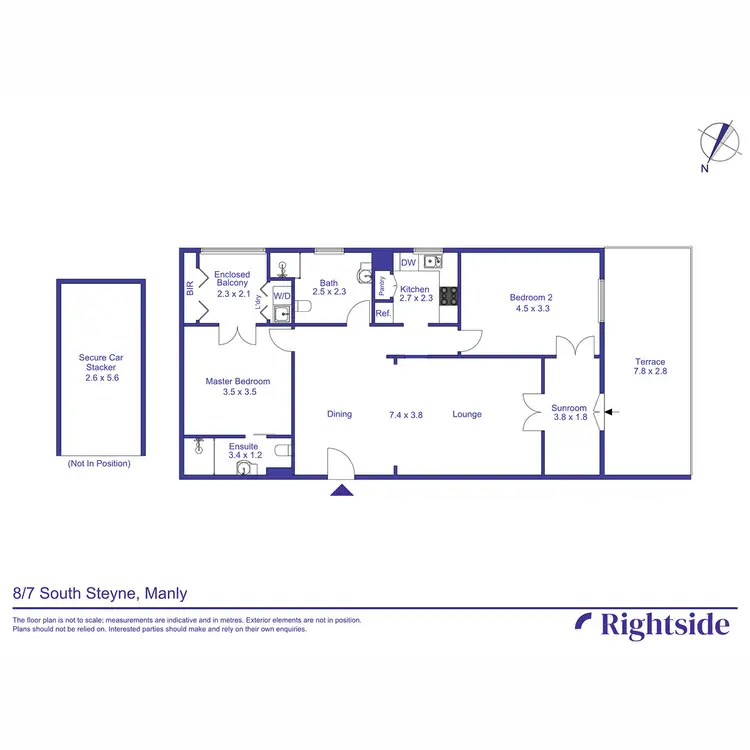 Floorplan of Homely apartment listing, 8/7 South Steyne, Manly NSW 2095
