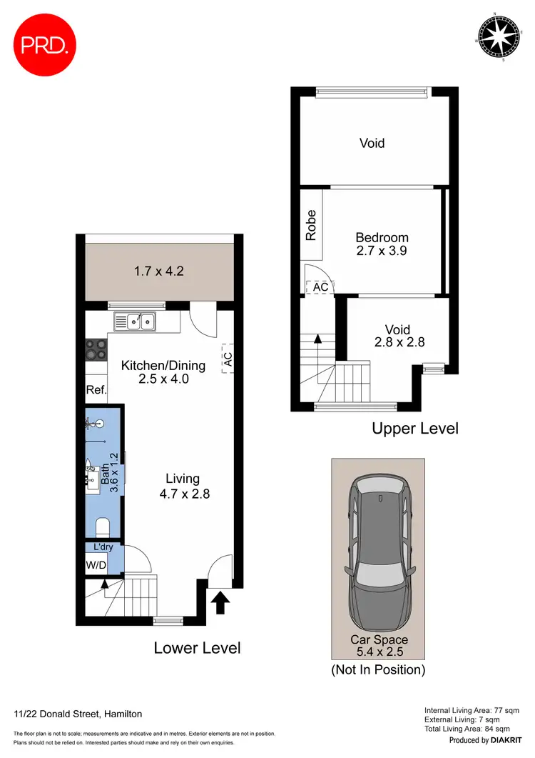 Floorplan of Homely apartment listing, 11/22 Donald Street, Hamilton NSW 2303