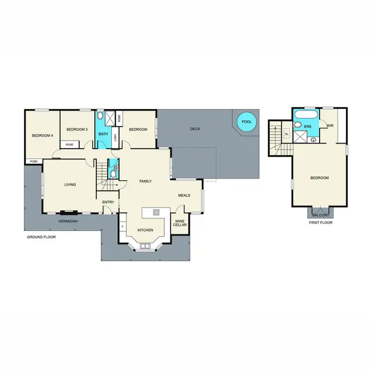 Floorplan of Homely rural property listing, 14 Merewether Close, North Rothbury NSW 2335