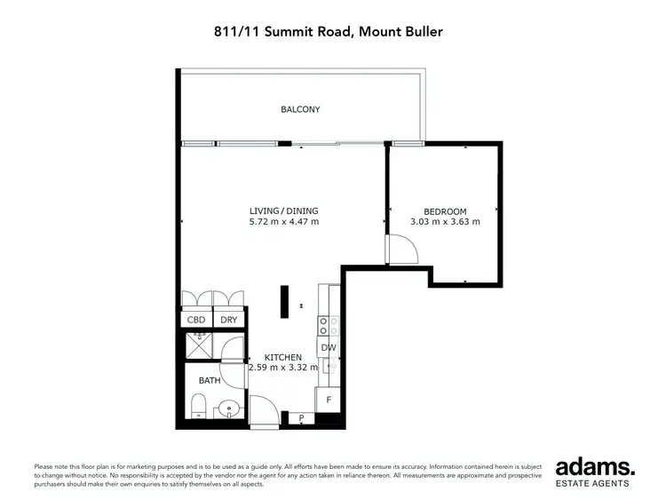 Floorplan of Homely apartment listing, 811/11 Summit Road, Mount Buller VIC 3723