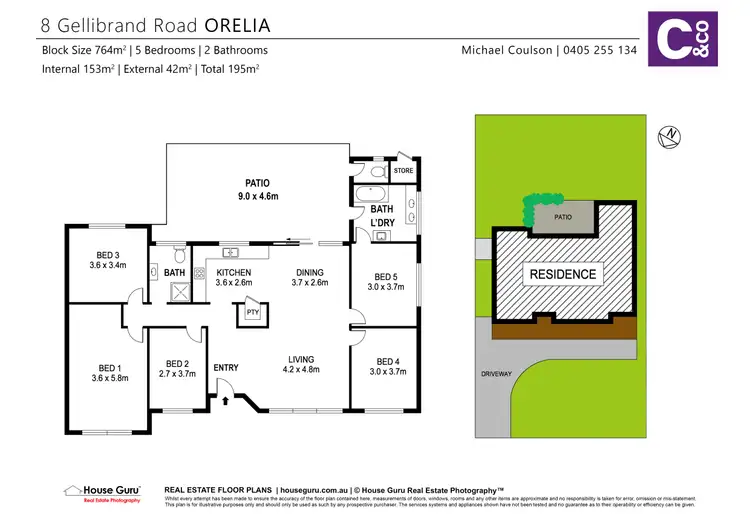 Floorplan of Homely house listing, 8 Gellibrand Road, Orelia WA 6167