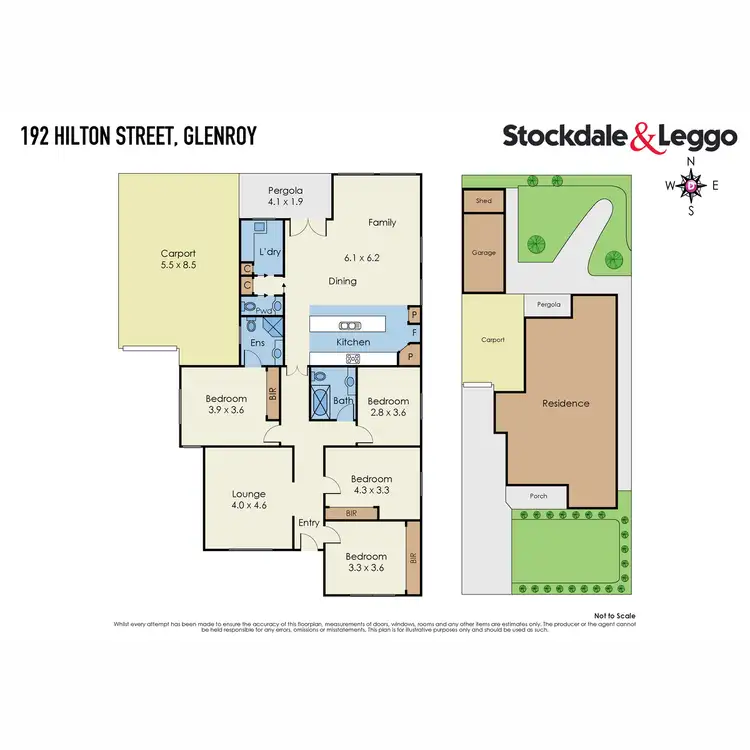 Floorplan of Homely house listing, 192 Hilton Street, Glenroy VIC 3046