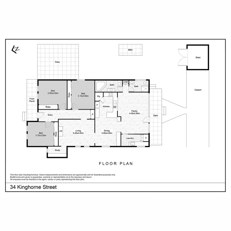 Floorplan of Homely house listing, 34 Kinghorne Street, Goulburn NSW 2580