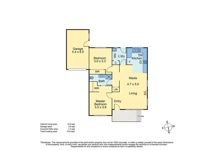 Floorplan of Homely unit listing, 1/12 Brent Street, Mornington VIC 3931