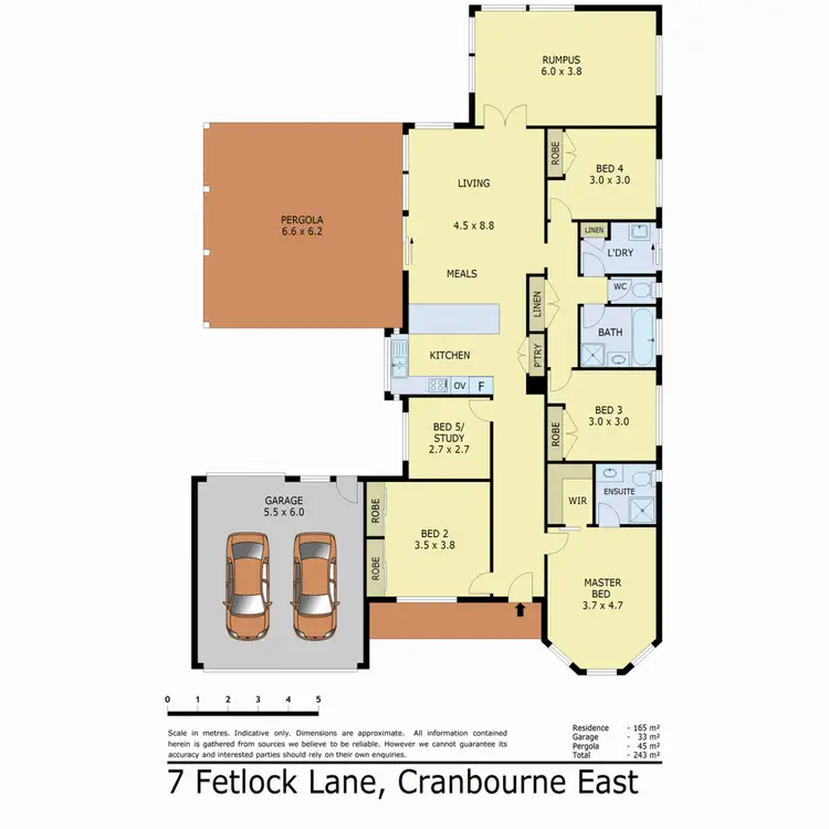 Floorplan of Homely house listing, 7 Fetlock Lane, Cranbourne East VIC 3977