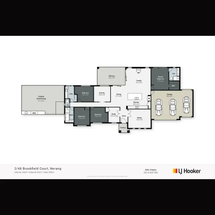 Floorplan of Homely house listing, 2/48 Brookfield Court, Nerang QLD 4211