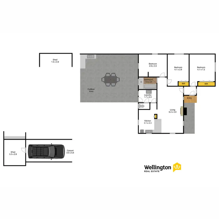 Floorplan of Homely house listing, 15 Hoddle Street, Sale VIC 3850