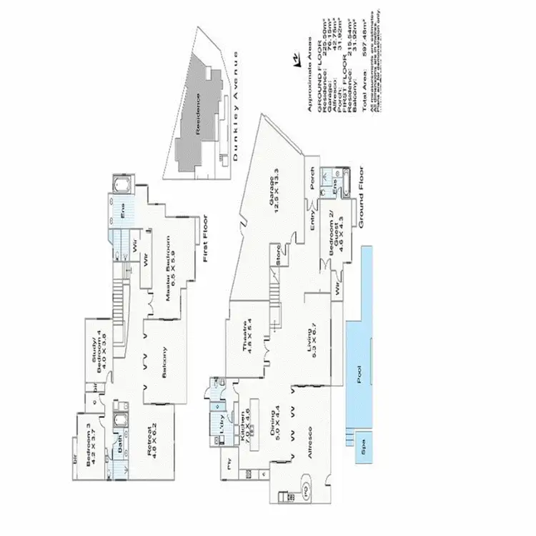 Floorplan of Homely house listing, 59A Dunkley Avenue, Applecross WA 6153