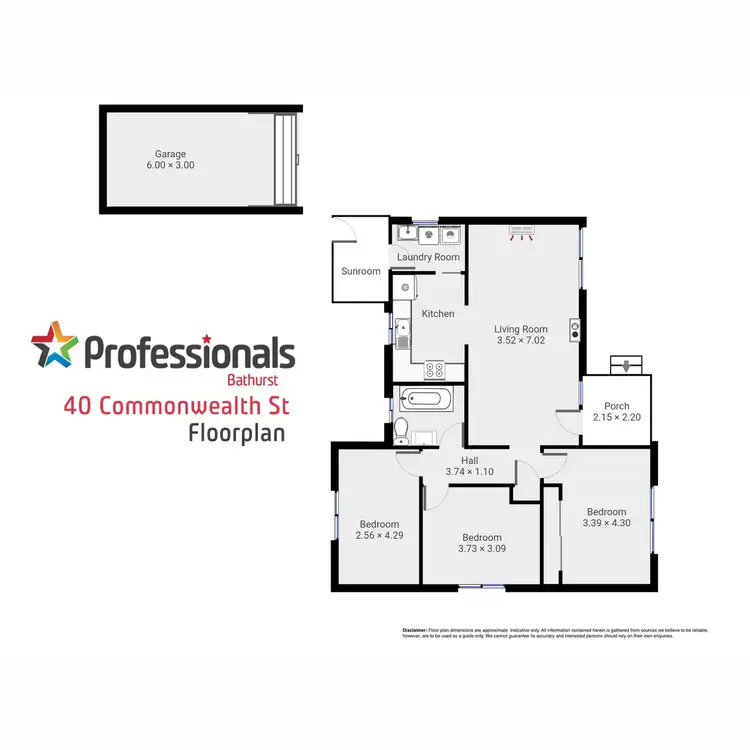 Floorplan of Homely house listing, 40 Commonwealth Street, West Bathurst NSW 2795
