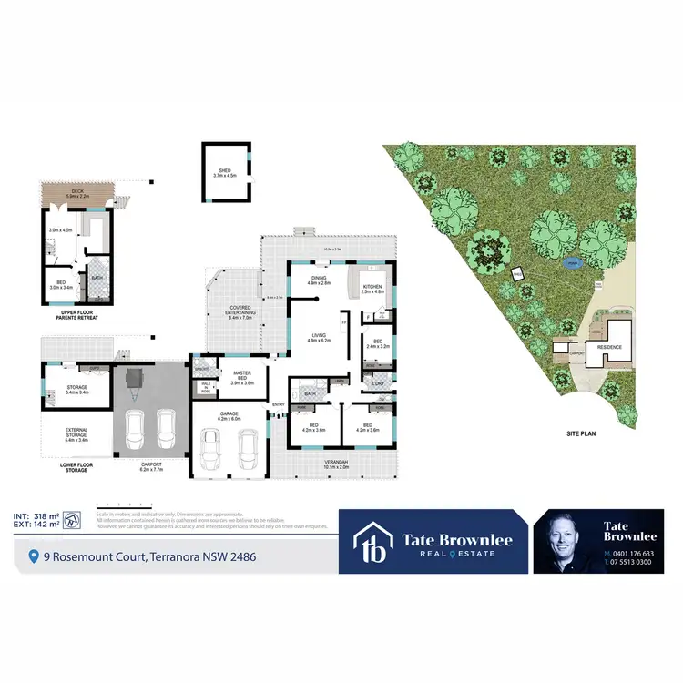 Floorplan of Homely house listing, 9 Rosemount Court, Terranora NSW 2486