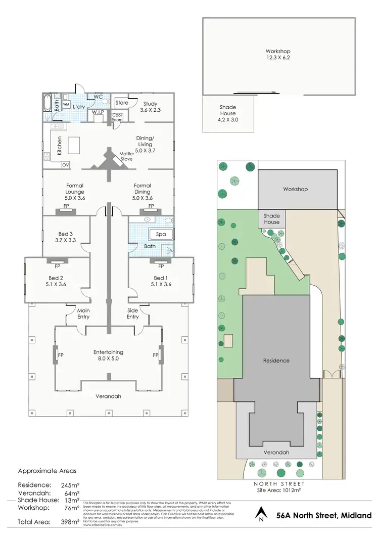 Floorplan of Homely house listing, 56 North Street, Midland WA 6056