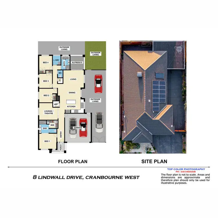 Floorplan of Homely house listing, 8 Lindwall Drive, Cranbourne West VIC 3977