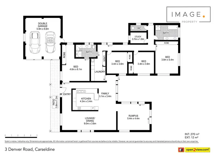 Floorplan of Homely house listing, 3 Denver Road, Carseldine QLD 4034
