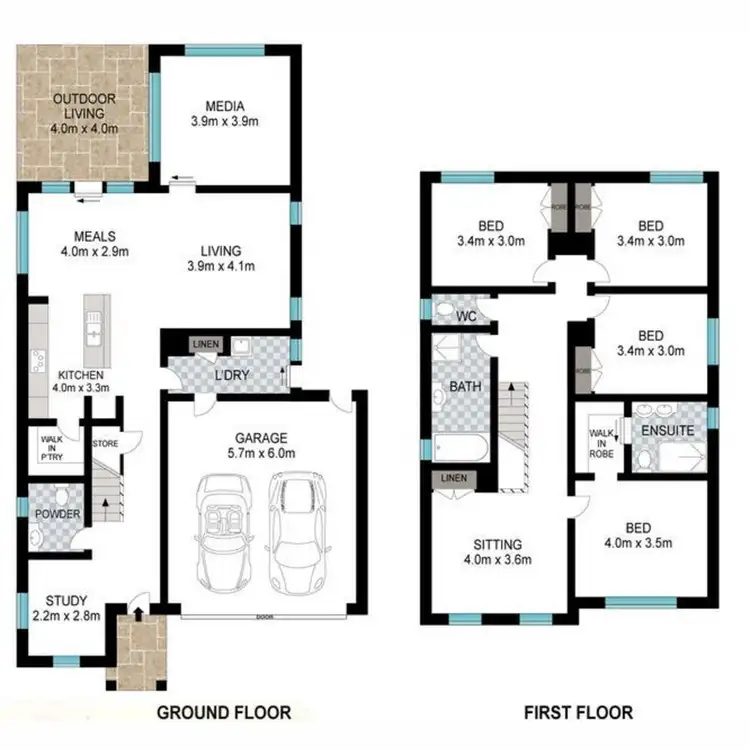 Floorplan of Homely house listing, 24 Abbot Circuit, Bellbird Park QLD 4300