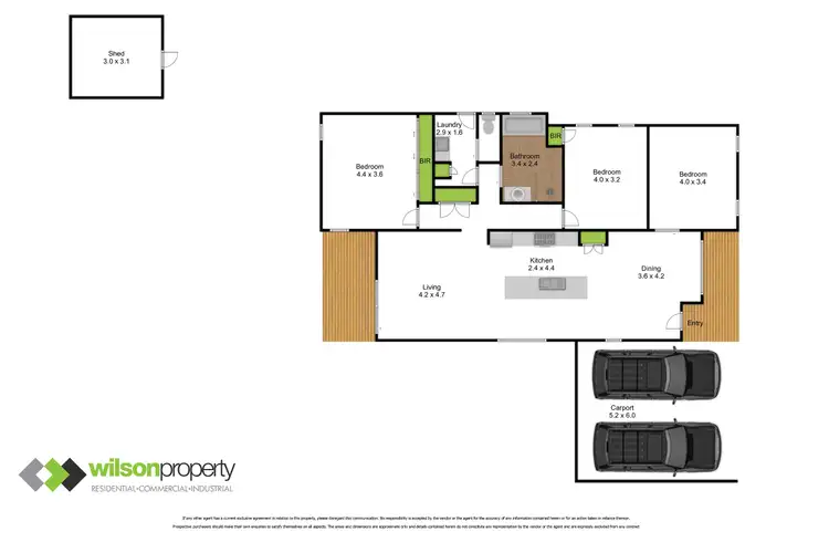 Floorplan of Homely house listing, 57 Penaluna Street, Boolarra VIC 3870