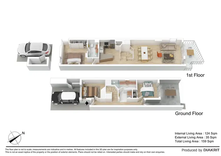 Floorplan of Homely townhouse listing, 15/10 Grand Parade, Kawana Island QLD 4575