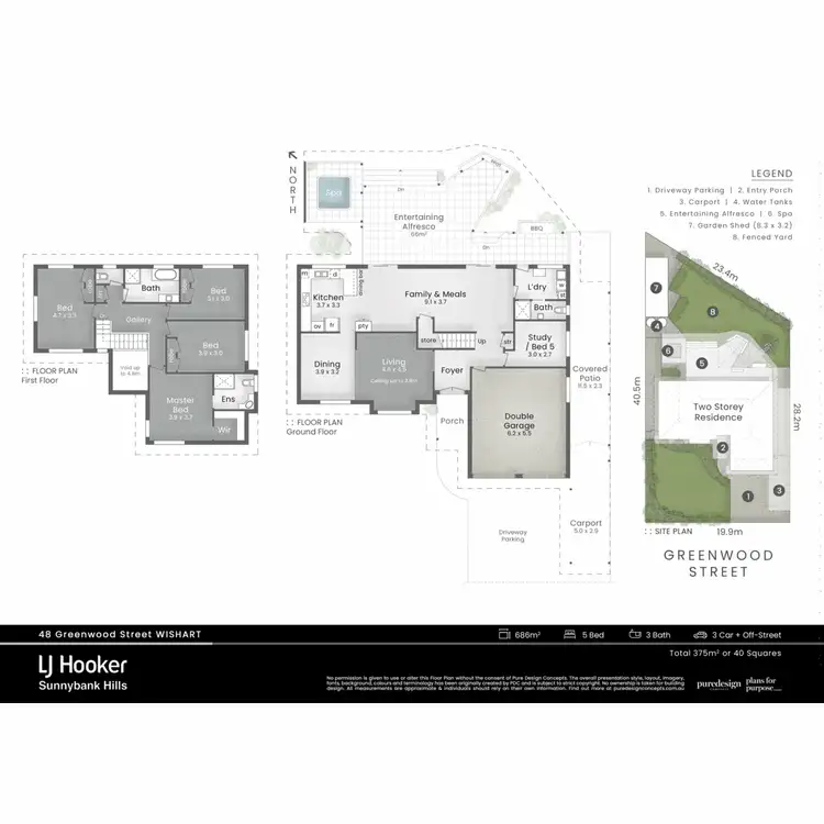 Floorplan of Homely house listing, 48 Greenwood Street, Wishart QLD 4122