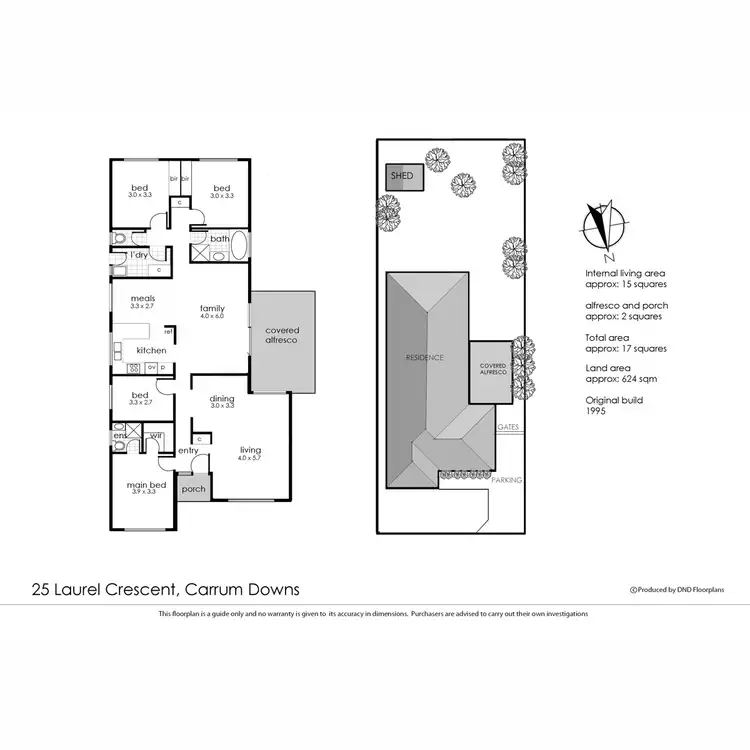 Floorplan of Homely house listing, 25 Laurel Crescent, Carrum Downs VIC 3201