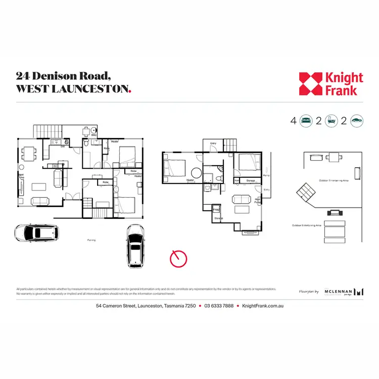 Floorplan of Homely house listing, 24 Denison Road, West Launceston TAS 7250