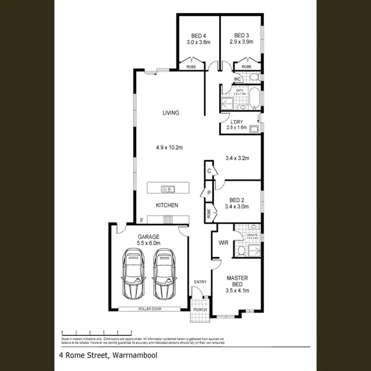 Floorplan of Homely house listing, 4 Rome Street, Warrnambool VIC 3280