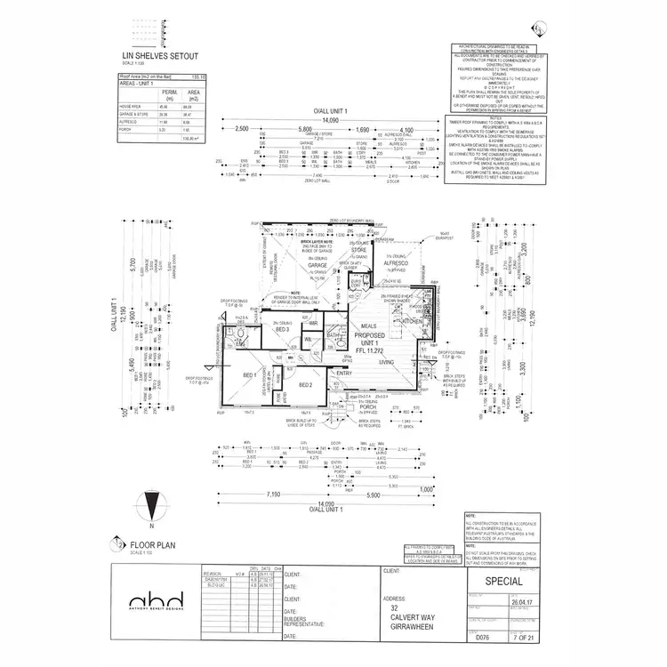 Floorplan of Homely house listing, 32A Calvert Street, Girrawheen WA 6064