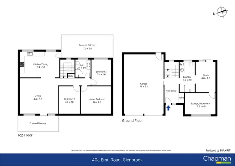 Floorplan of Homely house listing, 40a Emu Road, Glenbrook NSW 2773