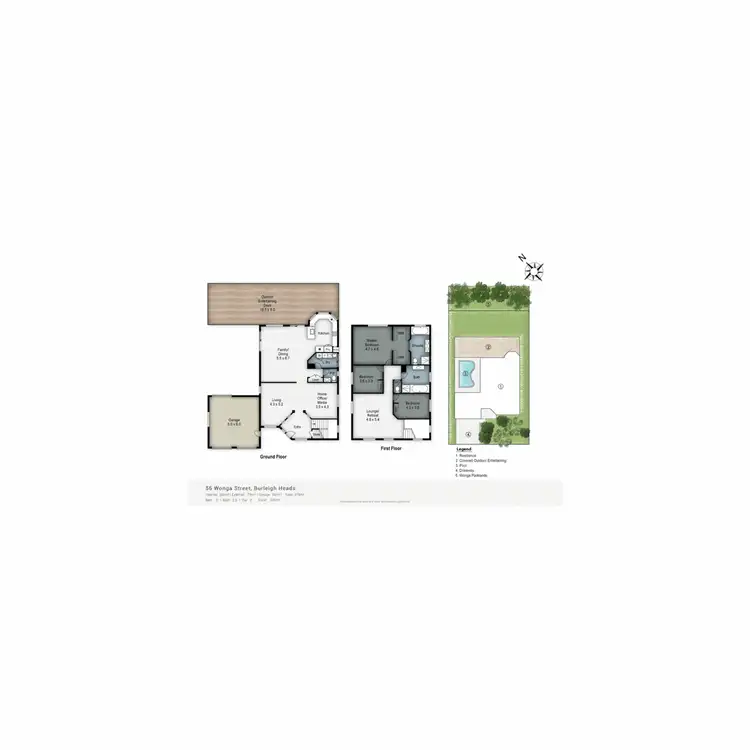 Floorplan of Homely house listing, 56 Wonga Street, Burleigh Heads QLD 4220
