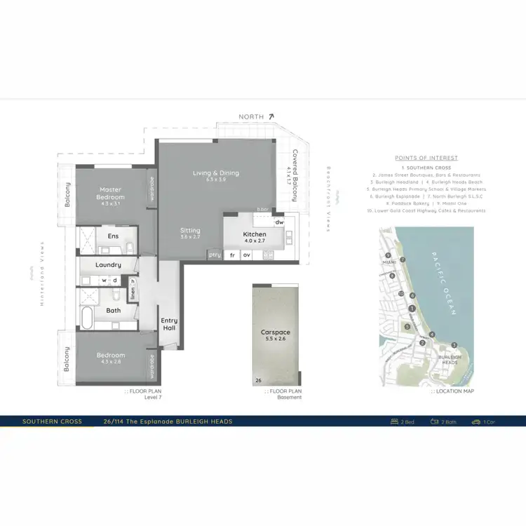 Floorplan of Homely unit listing, 26/114 The Esplanade, Burleigh Heads QLD 4220