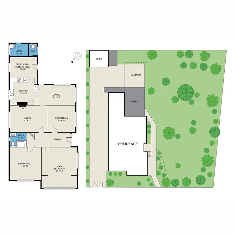 Floorplan of Homely house listing, 21 - 23 Condon Avenue, Cessnock NSW 2325