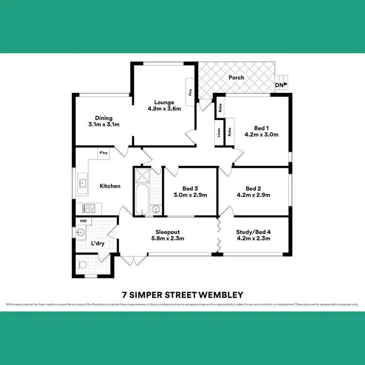 Floorplan of Homely house listing, 7 Simper Street, Wembley WA 6014