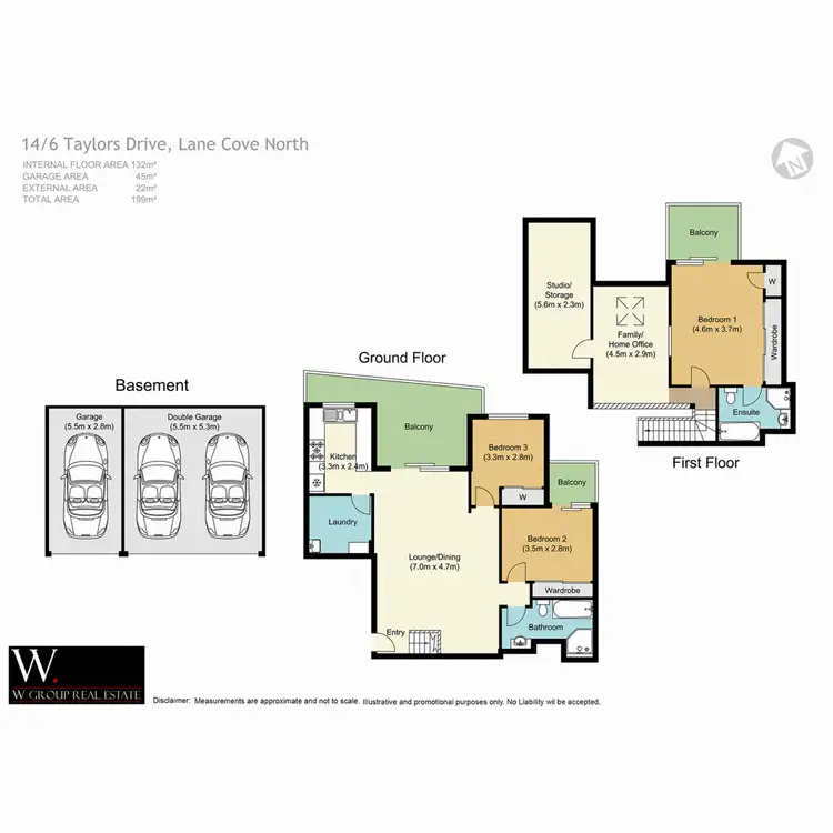 Floorplan of Homely apartment listing, 14/6 Taylors Drive, Lane Cove North NSW 2066