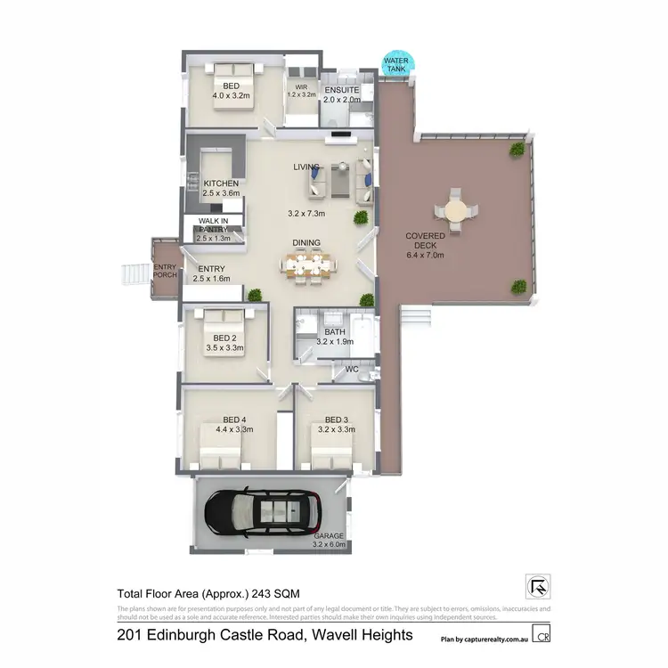 Floorplan of Homely house listing, 201 Edinburgh Castle Road, Wavell Heights QLD 4012