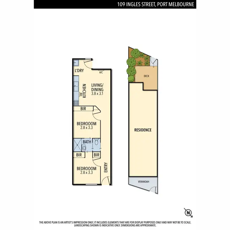 Floorplan of Homely house listing, 109 Ingles Street, Port Melbourne VIC 3207