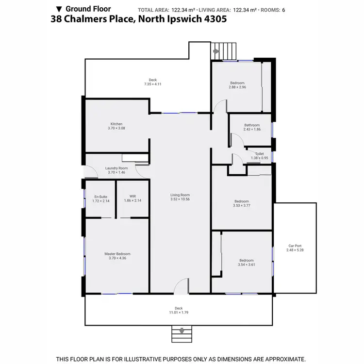 Floorplan of Homely house listing, 38 Chalmers Place, North Ipswich QLD 4305