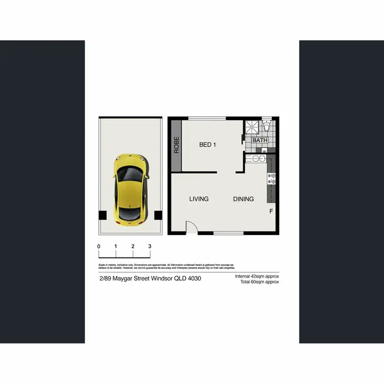 Floorplan of Homely unit listing, 2/89 Maygar Street, Windsor QLD 4030
