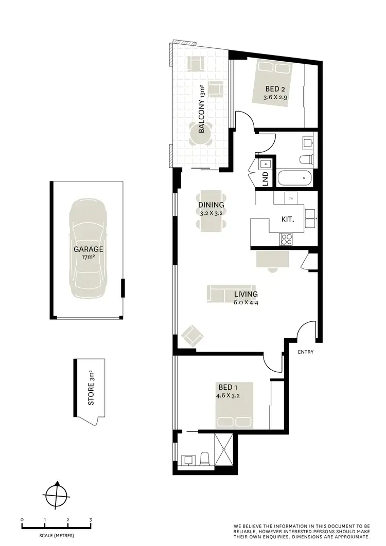 Floorplan of Homely apartment listing, 402/265 Victoria Road, Gladesville NSW 2111