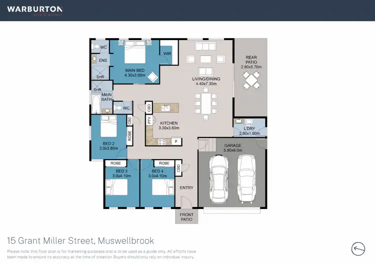 Floorplan of Homely house listing, 15 Grant Miller Street, Muswellbrook NSW 2333