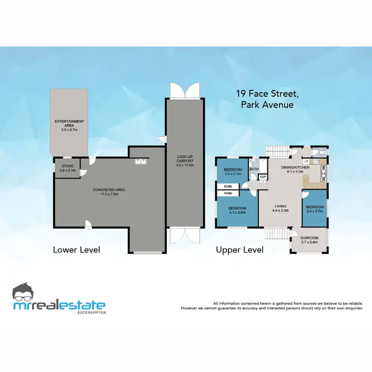 Floorplan of Homely house listing, 19 Face Street, Park Avenue QLD 4701