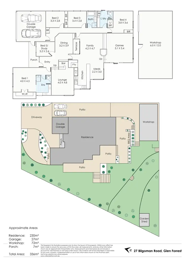 Floorplan of Homely house listing, 27 Bilgoman Road, Glen Forrest WA 6071