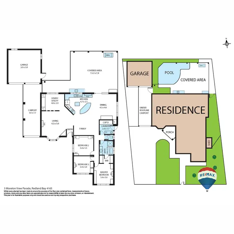 Floorplan of Homely house listing, 3 Moreton View Parade, Redland Bay QLD 4165