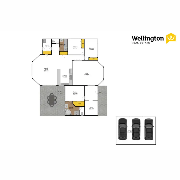 Floorplan of Homely house listing, 6 Wattlebird Close, Seaspray VIC 3851