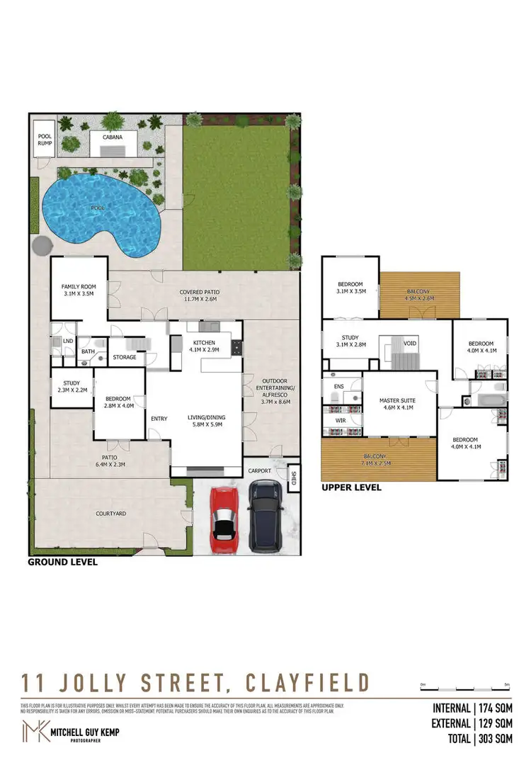 Floorplan of Homely house listing, 11 Jolly Street, Clayfield QLD 4011